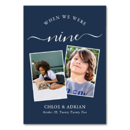 Numeração De Mesa Foto do Casal Moderno de Casamento dos Anos