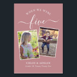 Numeração De Mesa Foto do Casal Moderno de Casamento dos Anos<br><div class="desc">Lembre-se e divirta-se com seus números de recepções de casamento - Esses elegantes números simples de tabelas lhe dão a opção de incluir uma fotografia da noiva e do noivo na mesma idade que o número da mesa, o nome da noiva e do noivo e a data do casamento. A...</div>