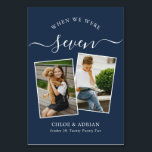 Numeração De Mesa Foto do Casal Moderno de Casamento dos Anos<br><div class="desc">Lembre-se e divirta-se com seus números de recepções de casamento - Esses elegantes números simples de tabelas lhe dão a opção de incluir uma fotografia da noiva e do noivo na mesma idade que o número da mesa, o nome da noiva e do noivo e a data do casamento. A...</div>