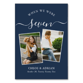 Numeração De Mesa Foto do Casal Moderno de Casamento dos Anos