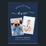 Numeração De Mesa Foto do Casal Moderno de Casamento dos Anos<br><div class="desc">Lembre-se e divirta-se com seus números de recepções de casamento - Esses elegantes números simples de tabelas lhe dão a opção de incluir uma fotografia da noiva e do noivo na mesma idade que o número da mesa, o nome da noiva e do noivo e a data do casamento. A...</div>