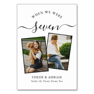 Numeração De Mesa Foto do Casal Moderno de Casamento dos Anos