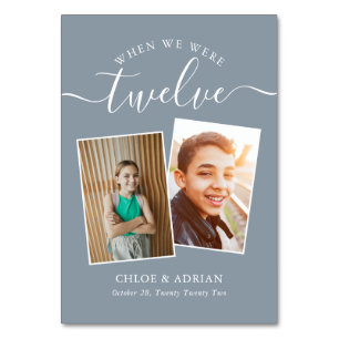 Numeração De Mesa Foto do Casal Moderno de Casamento dos Anos