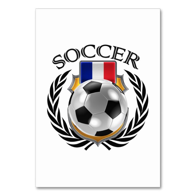 Numeração De Mesa França Futebol 2016 Fan Gear (Verso)