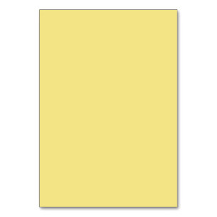 Numeração De Mesa Fundo amarelo pastel macio pronto para personaliza