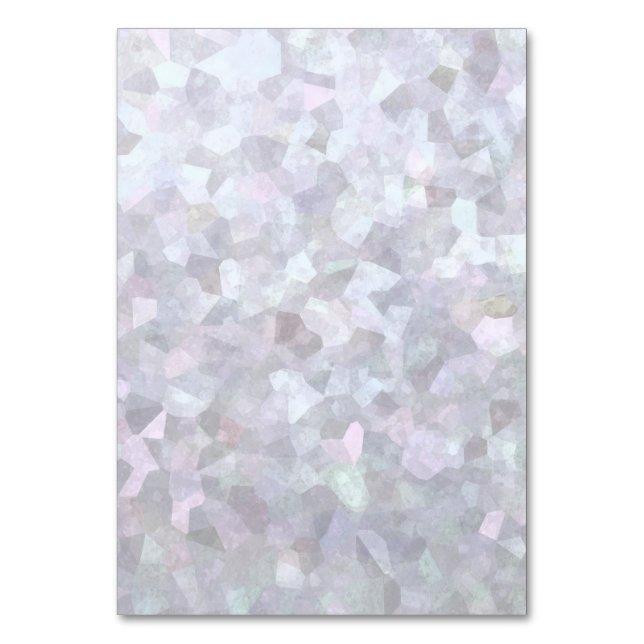 Numeração De Mesa Fundo - Pérola Branca (Frente)