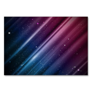 Numeração De Mesa Galáxia colorida