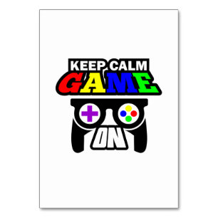 Numeração De Mesa Gamer Gift Mantém O Jogo Calmo