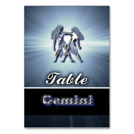 Numeração De Mesa Gemini