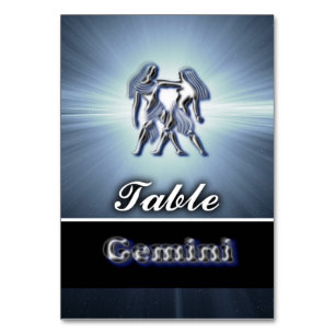 Numeração De Mesa Gemini