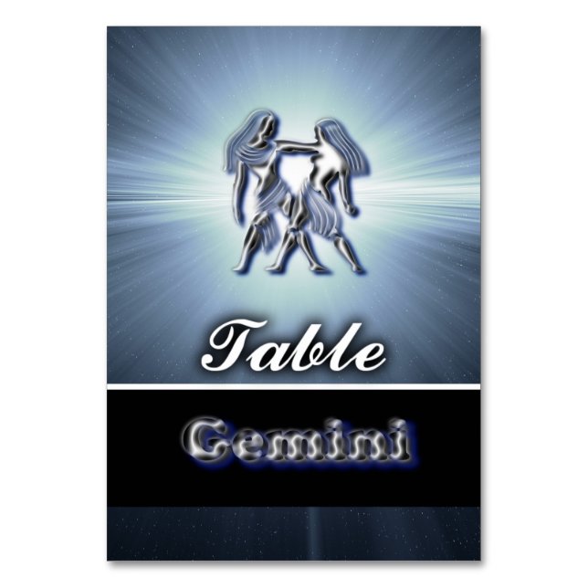 Numeração De Mesa Gemini (Frente)