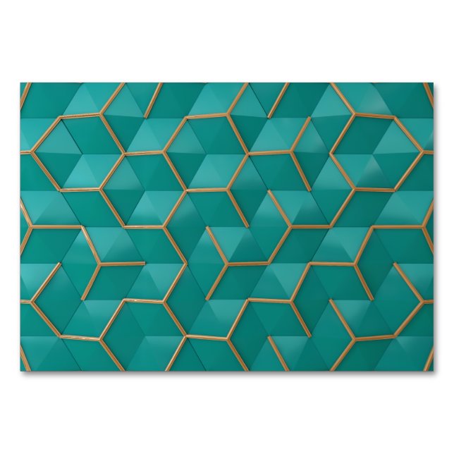 Numeração De Mesa geométrico (Frente)