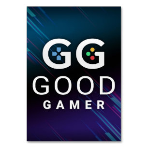 Numeração De Mesa GG Good Gamer Video