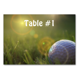 Numeração De Mesa Golfe num Dia do Sol