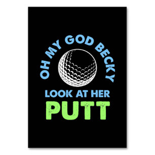 Numeração De Mesa Golfer Oh Meu Deus