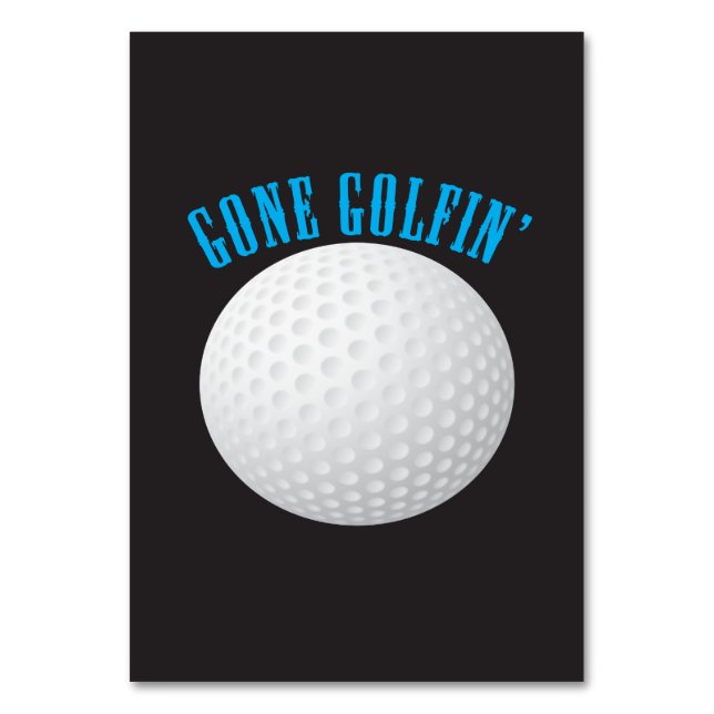 Numeração De Mesa Gone Golfing (Frente)
