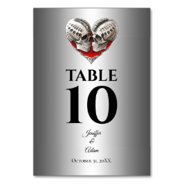 Numeração De Mesa Gothic Halloween Alternative Wedding