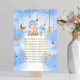 Numeração De Mesa Gráfico de Sentados Twinkle Twinkle Pequena Estrel