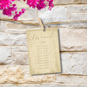 Numeração De Mesa Gráfico Sentado do Nome da Mesa de Borda Grunge Of