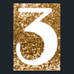 Numeração De Mesa Grande Número Moderno Faux Dourada Glitter<br><div class="desc">Crie seus próprios números da mesa de casamento. Trendy realmente grandes números de dígitos de solteiro. Para casamentos maiores com mais mesas, você pode alterar o tamanho da fonte. Você também pode escolher um rosto ou cor diferente para se adequar à sua suíte de casamento ou evento especial. Estilhador de...</div>