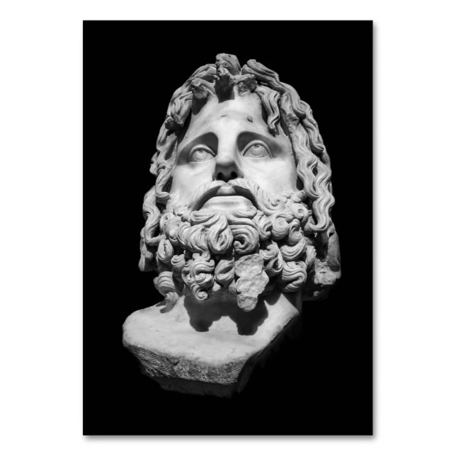 Numeração De Mesa Greco Roman Bust (Frente)