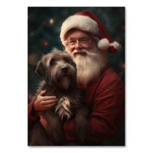 Numeração De Mesa Grifon de Ponte Cabeludo Papai Noel Natal