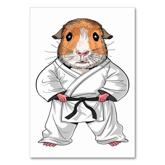 Numeração De Mesa Guinea Pig Cute Animals Perfect Gift Ideas (Frente)