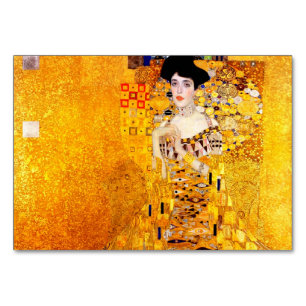 Numeração De Mesa Gustav Klimt Adele Bloch-Bauer Vintage Art Nouveau