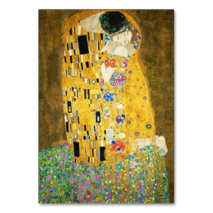 Numeração De Mesa Gustav Klimt O Beijo Vintage Art Nouveau Painting