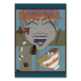 Numeração De Mesa Happy food