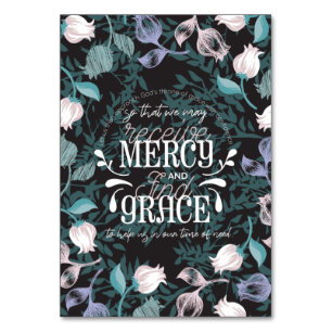 Numeração De Mesa Hebraico 4:16 cita preto