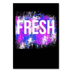 Numeração De Mesa Hip Hop Fresco, Rap Urban Slang