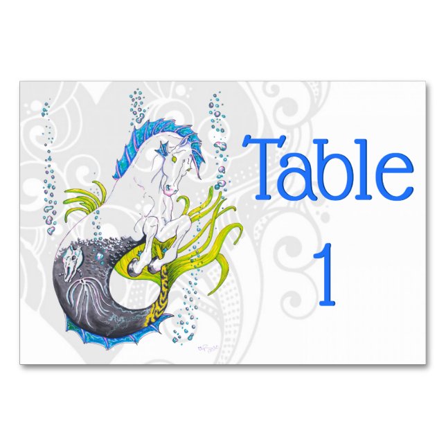 Numeração De Mesa Hippocampus (crânio) com coração de cinza (Frente)