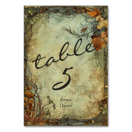 Numeração De Mesa Hobbiton Haven Wedding