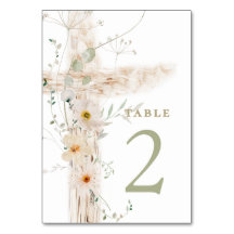 Holy Cross design | table number 2