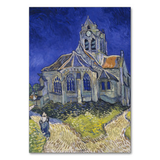 Numeração De Mesa Igreja em Auvers-sur-Oise por Vincent Van Gogh