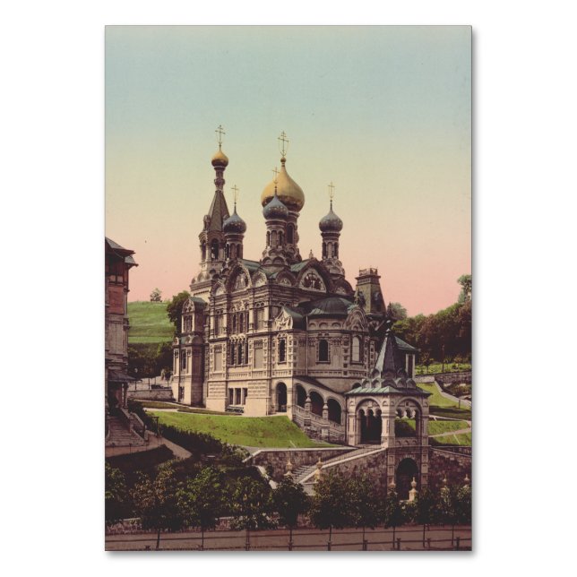 Numeração De Mesa Igreja Ortodoxa Russa em Moscou (Frente)