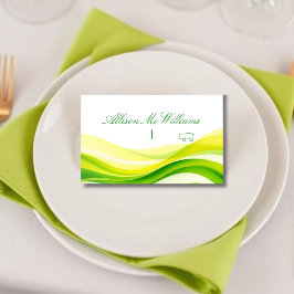 Numeração De Mesa Island Citrus Green and Yellow Meal Icons Pork