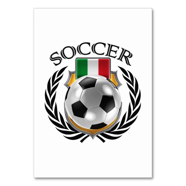 Numeração De Mesa Itália Futebol 2016 Fan Gear (Verso)