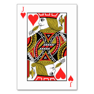 Numeração De Mesa Jack of Hearts