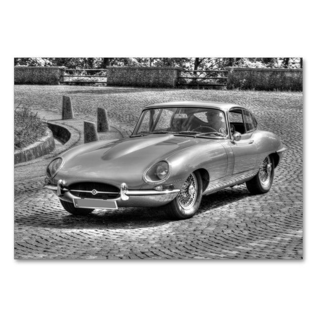 Numeração De Mesa Jaguar E-Type (Frente)