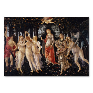 Numeração De Mesa La Primavera (primavera) por Sandro Botticelli