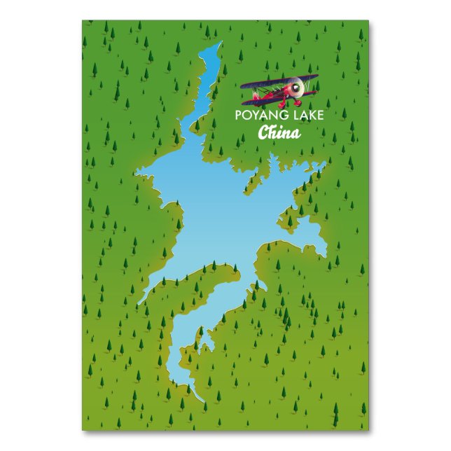 Numeração De Mesa Lago Poyang (Frente)