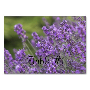 Numeração De Mesa Lavanda