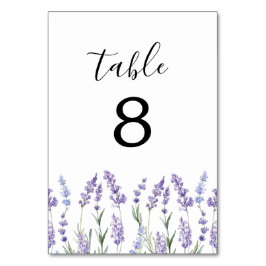 Numeração De Mesa Lavanda do país | Casamento