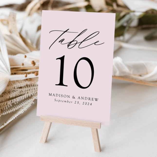 Numeração De Mesa Lavanda Purple Modern Elegance Weding (Criador carregado)