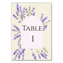 Numeração De Mesa Lavender and Ivory Regency Table Number