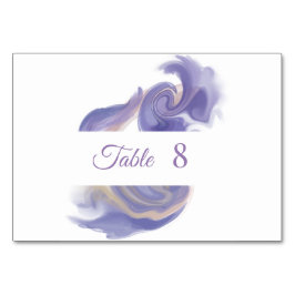 Numeração De Mesa Lavender Watercolor Abstract Table Number