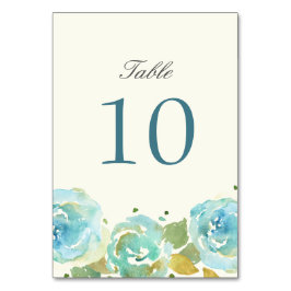 Numeração De Mesa Lavish Florals Table Number Cards