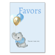 Lembrancinhas de Chuveiro de Bebê Elefante Azul Ca